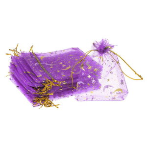 PATIKIL �W���G���[�o�b�O �I���K���U�o�b�O �V���N�o�b�O ���[���X�^�[�͗l 50�� 12 x 9cm �����Ђ� �~�j �������p�[�e�B�[�����p �_�[�N�p�[�v��