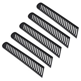 PATIKIL PP刃先ガード ナイフエッジガード ナイフシース 20.3cmパンナイフ用 5個入り キッチンアクセサリー ブラック