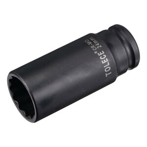 uxcell �f�B�[�v�C���p�N�g�\�P�b�g �C���p�N�g�����`�\�P�b�g �C���p�N�g�h���C�o�[�\�P�b�g 12�|�C���g CR-MO�X�`�[�� 25.4mm�h���C�u 24mm 78mm ����