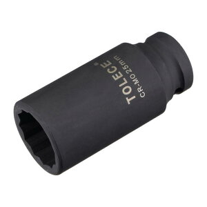 uxcell �C���p�N�g�����`�\�P�b�g �C���p�N�g�h���C�o�[�\�P�b�g �C���p�N�g�p�f�B�[�v�\�P�b�g 12�|�C���g CR-MO�X�`�[�� 25.4mm�h���C�u 25mm 78mm ����