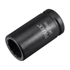 uxcell �C���p�N�g�\�P�b�g �C���p�N�g�����`�\�P�b�g �C���p�N�g�p�f�B�[�v�\�P�b�g 12�|�C���g CR-MO�X�`�[�� 19mm�h���C�u 27mm 78mm ����