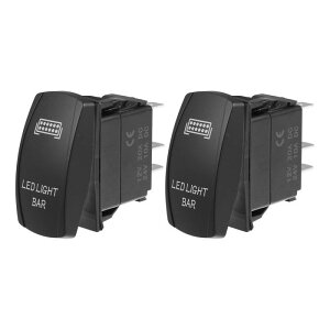 Motoforti LEDCgo[ jo[T 5s gObJ[ SPST XCb`[U[ ON/OFF {^ 20A/12V 10A/24V h ԗp vX`bN 2 zCg