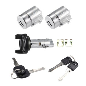 uxcell 702671 702674 �A�E�^�[ �C�O�j�b�V�����X�C�b�` �h�A���b�N�V�����_�[ �L�[�t�� Chevrolet�ɑΉ� C/K Pickup 1995-1997 �ϋv�� �v���X�`�b�N 1 �Z�b�g �u���b�N
