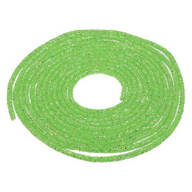 uxcell グリッタースパンコール ロープスパンコール ラインストーンチューブコード 450 cm 6 mm DIY ウェディングドレス 衣装 靴 ジュエリー アクセサリー用 ライト 緑