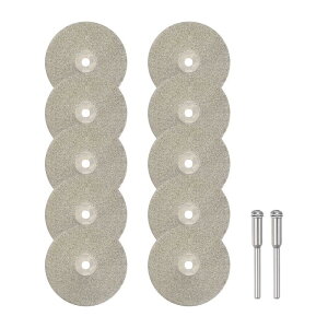 uxcell �_�C�������h�J�b�e�B���O�z�C�[�� 30 mm �t���T���h�_�C�������h�z�C�[�� �J�b�g�I�t�f�B�X�N �_�C�������h�R�[�g �J�b�e�B���O�z�C�[������ 3 mm�}���h����2�t�� ��]�H��p 10��