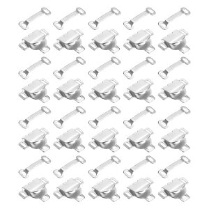 uxcell DtbNƃACN[WZbg Y{p ߗރt@Xi[ pc XJ[g hX D DIYNtgp 50Zbg 16 mm x 13 mm Vo[g[
