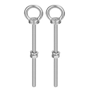 uxcell teBOAC{g AC{g ibgbVt 304XeX| グO AC{g ݂艺ACep 2Zbg M6x100 mm