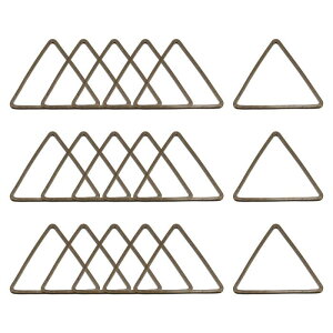 uxcell �g���C�A���O���C�������O�r�[�Y�t�[�v �g���C�A���O�� ����t���[���`���[�� �􉽊w�͗l�����N�����O �W���G���[�쐬�p 24 mm �u�����Y 50����