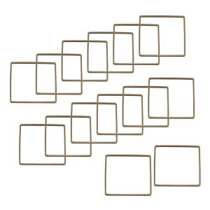 uxcell �X�N�G�A�r�[�Y�t�[�v�����N �􉽊w�I�Ȓ���I�[�v���x�[�������N�����O �W���G���[�쐬�p 25 x 25 mm �u�����Y 20����