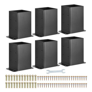 uxcell |Xgx[X 100x100 mm ̓h |XguPbg lWt fbL肷 OLr Op 6 Ci[TCY9.2 x 9.2 cm ubN