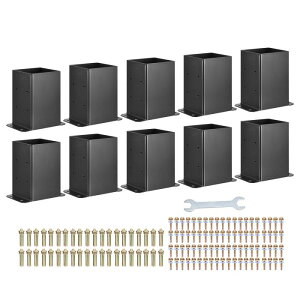 uxcell |Xgx[X 100x100 mm ̓h |XguPbg lWt fbL肷 OLr Op 10 Ci[TCY9.2 x 9.2 cm ubN