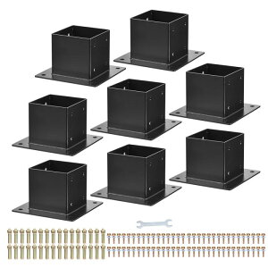 uxcell |Xgx[X 100x100 mm ̓h |XguPbg lWt fbL肷 OLr Op 8 Ci[TCY9 x 9 cm ubN