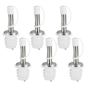 uxcell �X�e�����X�{�g�������� 80 mm �I���[�u�I�C�������� �S�����_�X�g�L���b�v�t�� ���C���|�A���[ ���̒����� �t�� ���C�� �r�l�K�[ �قƂ�ǎ�r�̒����p �z���C�g 6��