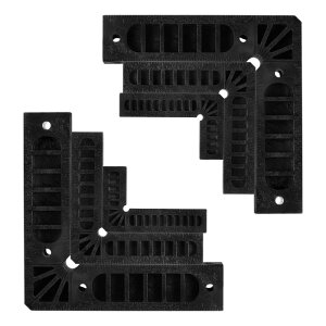 uxcell ʒuߐ`Zbg pNv 90xR[i[Nv ؍Hp 3̃TCY 80 mm 100 mm 150 mm ubN 6