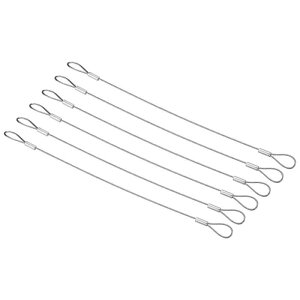 PATIKIL 20 cm SZLeBP[uC[ 6 XeX| 20 cm x 1.2 mm Ɩ[v _u[vt DJƖ וbNp