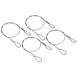 PATIKIL 30 cm ���S�Z�L�����e�B�P�[�u�����C���[ 4�� �X�e�����X�| 30 cm x 1.2 mm ����Ɩ����[�v �_�u�����[�v�t�� DJ�Ɩ� �ו����b�N�p