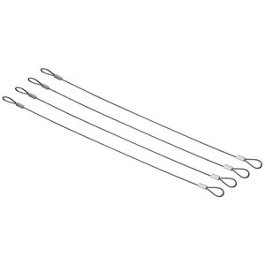 PATIKIL 30 cm ���S�Z�L�����e�B�P�[�u�����C���[ 4�� �X�e�����X�| 30 cm x 1.5 mm ����Ɩ����[�v �_�u�����[�v�t�� DJ�Ɩ� �ו����b�N�p