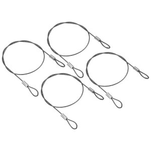PATIKIL 40 cm SZLeBP[uC[ 4 XeX| 40 cm x 1.5 mm Ɩ[v _u[vt DJƖ וbNp