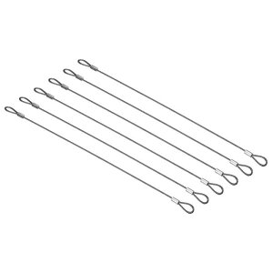 PATIKIL 30 cm ���S�Z�L�����e�B�P�[�u�����C���[ 6�� �X�e�����X�| 30 cm x 2 mm ����Ɩ����[�v �_�u�����[�v�t�� DJ�Ɩ� �ו����b�N�p