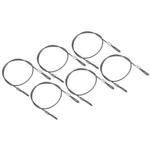 PATIKIL 40 cm SZLeBP[uC[ 6 XeX| 40 cm x 2 mm Ɩ[v _u[vt DJƖ וbNp