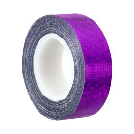 PATIKIL スパークルグリッターテープ 15 mm x 5 M 1個 ホログラフィックアート プリズムマスキングテープ 自己接着 DIYアートクラフトラッピング装飾用 パープル