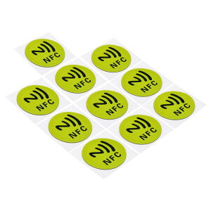 PATIKIL NFC�X�e�b�J�[ 20�� NFC213 �^�O�X�e�b�J�[ 144�o�C�g �������[�t�� �v���O���~���O�\ �u�����N �~�` 30 mm���a NFC�^�O �d�b NFC�Ή��f�o�C�X�p �C�G���[