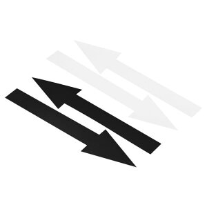 PATIKIL 20 x 5 cm ���X�e�b�J�[ 20�� PVC ���O���\ ���Ȑڒ� �h�� �傫�Ȗ��T�C�� �t���A�f�J�[�� �E�H�[���}�[�L���O ���H�ē��p �u���b�N/�z���C�g