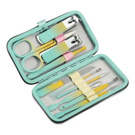 VOCOSTE 爪切り ネイルケア用爪切りセット ステンレス鋼 ポータブル マルチカラー 1セット入り