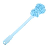VOCOSTE バックスクラバー シャワー用 入浴用ボディブラシ ロングハンドル付き 皮膚の角質除去用 シリコ…