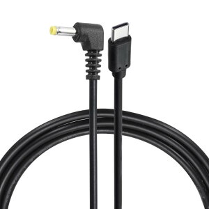uxcell USB C to DC �d���P�[�u�� 20V 3A 60W 4.0x1.7mm 2.0m USB C to DC �o�P�b�g�v���O PD�g���K�[ �^�C�vC�d���R�[�h �}���[�d�P�[�u�� �m�[�gPC�E���j�^�[�E�h�ƃJ�����p