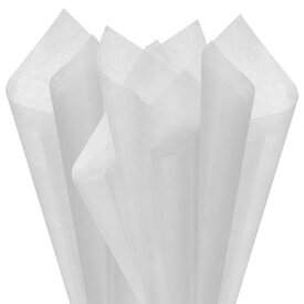 PATIKIL 22.8"×22.8" フラワーラッピングペーパー 20枚 不織布防水フローリストフラワーブーケ包装用ペーパー 韓国スタイル DIYクラフトギフト包装用 ホワイト