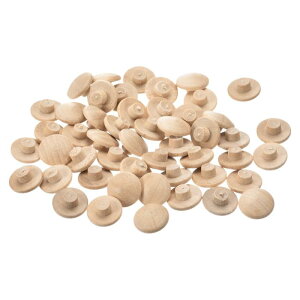 uxcell �ؐ��v���O 50���� 13 x 5 mm - �u�i�ނ̃{�^���^�ؐ��v���O �˂����J�o�[ �K�i �֎q �Ƌ� �؍H�p�̑����I�Ȗؐ��J�o�[