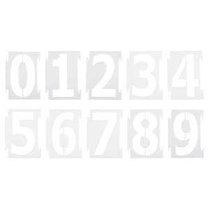 PATIKIL 152.4 mm io[XeV 10 ėp\ vX`bN ԍev[gZbg 0-9 GfbTp zCg