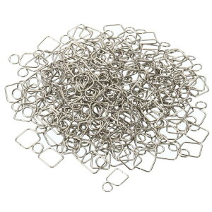 PATIKIL �V�����f���A�R�l�N�^�N���b�v 200���� 14mm L x 8mm �����V�����f���A���b�N�t�� ���� DIY �Œ� �����{�[�� �v���Y������ �V���o�[�F