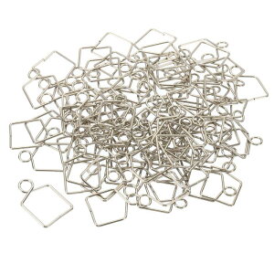 PATIKIL �V�����f���A�R�l�N�^�N���b�v 100���� 20mm L x 14mm �����V�����f���A���b�N�t�� ���� DIY �Œ� �����{�[�� �v���Y������ �V���o�[�F