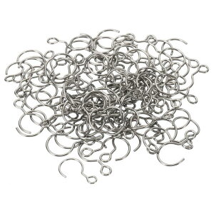 PATIKIL �J�[�e��S���t�b�N S�`�̃t�b�N 100���� 6mm�J���� �~�j�X�e�����X�t�b�N DIY �H�|�i �V�����f���A �N���X�}�X�c���[ �A�N�Z�T���[ �V���o�[