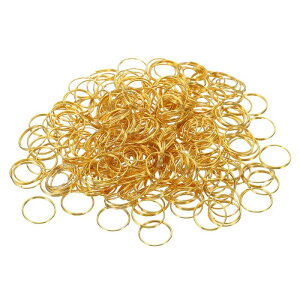 PATIKIL �V�����f���A�J�������O 300���� 14mm OD �I�[�v�������O �X�e�����X�N���b�v ���������v���i ���ߕt�� �S�[���h