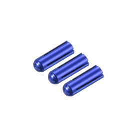 PATIKIL ダーツフライトプロテクター アルミニウム合金 ダーツアクセサリー ウイングセイバーズ スチールおよびプラスチックフライト用 3個 ブルー