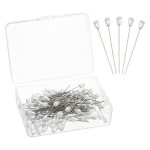 uxcell �u�[�P�s��200�{ �J�T�[�W���s�� �ԃs�� �X�g���[�g�s�� �E�F�f�B���O�u�[�P �ٖD���� DIY�N���t�g 5x55mm