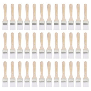 uxcell 36�Z�b�g 5.5"�y�C���g�u���V 1.2"�� �\�t�g�i�C�����тƖؐ��n���h�� �� �L���r�l�b�g �t�F���X�p �z���C�g