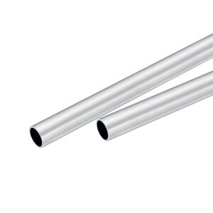 uxcell 6063�A���~�j�E���ۊ� 14 mm�O�a 12.4 mm���a 300 mm���� �p�C�v�`���[�u 2��