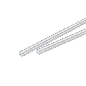 uxcell 6063�A���~�j�E���ۊ� 8 mm�O�a 2 mm���a 300 mm���� �p�C�v�`���[�u 2��
