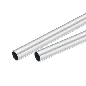 uxcell 6063�A���~�j�E���ۊ� 18 mm�O�a 16 mm���a 300 mm���� �p�C�v�`���[�u 2��
