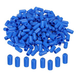 uxcell [یLbv SGhLbvJo[ 6 mm یLbv rj[ ˂veN^[ Eh PVC ^Lbv lW x {g pCvp u[ 200