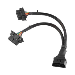 X AUTOHAUX OBD 2 16-sIX-2XXvb^[YP[u 20AWG ffc[A_v^[ RlN^P[u