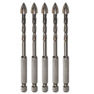 uxcell �`�^�j�E���R�[�g�h�����r�b�g�Z�b�g �Z���~�b�N �^�C���p �~���[ �O���X �u���b�N �v���X�`�b�N�p 6mm�Z�p�V�����N 7mm�R���N���[�g�r�b�g 5�{��