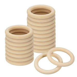 uxcell �V�R�ؐ������O 10mm���� �X���[�Y �ۂ��ؐ��̃����O DIY�H�| �j�b�g �t���[�� �X�g���b�v �y���_���g�Ɏg�p �O�a70mm 20����