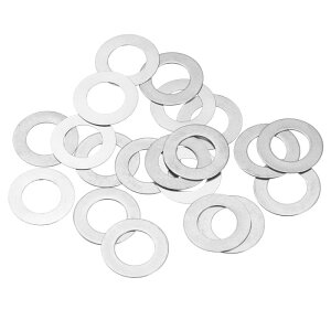 uxcell 304XeX|bV[ M8 8x14x0.5mm ɔtbgXy[T[ lW{g dqC ԗp 20