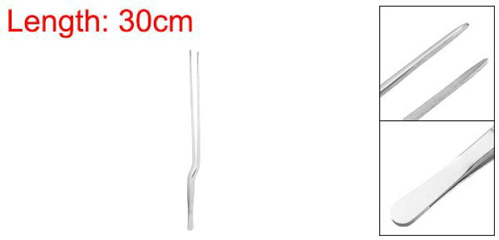 楽天市場】uxcell オフセットピンセットトング 30 cm 304ステンレス鋼 