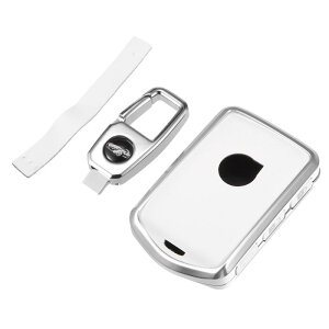 uxcell ԗpX}[gL[tHuP[XLbg VolvoɑΉ S60 2016-2021 ی lv zCg L[XGg[RJo[ L[`F[t